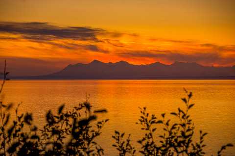 Sunset, Anchorage, Alaska